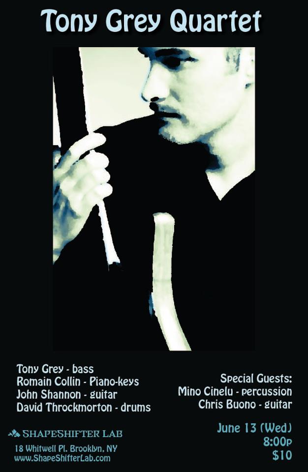 Tony Grey 6.13.12 Flyer